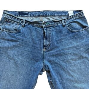Tommy Hilfiger Freedom Jeans Mens 40x32 Blue Denim Cotton Wide Leg Relaxed Fit